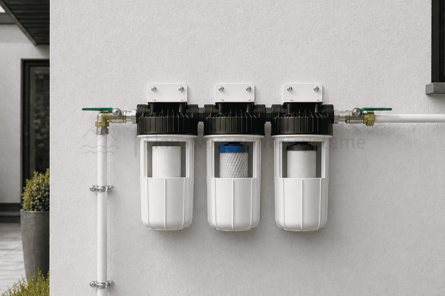 Wasserfiltersystem für Haus & Garten – Vorfilter, Aktivkohlefilter & Eisenfilter – Bild 3