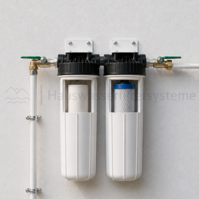 Brunnenwasser Filter System für Haus & Garten – Vorfilter und Aktivkohlefilter