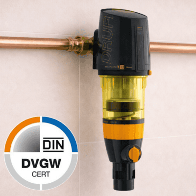 Rückspülfilter SYR DRUFI+DFR mit Druckminderer | Schutzfilter für Hauswasserleitungen