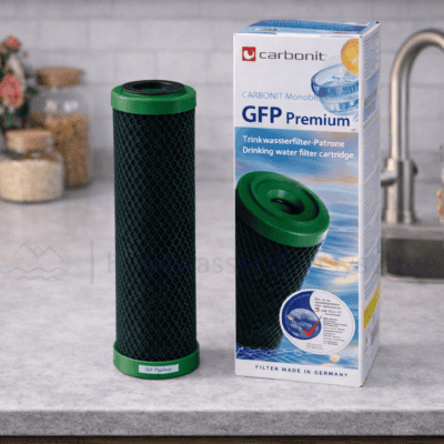 Carbonit GFP Premium Filterpatrone 9 3/4″ – Aktivkohleblock mit erhöhter Adsorptionsleistung