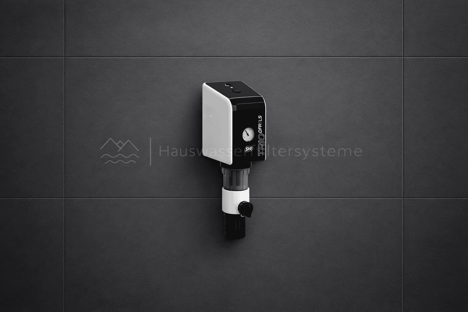 SYR Trio DFR LS Connect als Hausanschlusslösung mit Filter, Druckminderer und Leckageschutz
