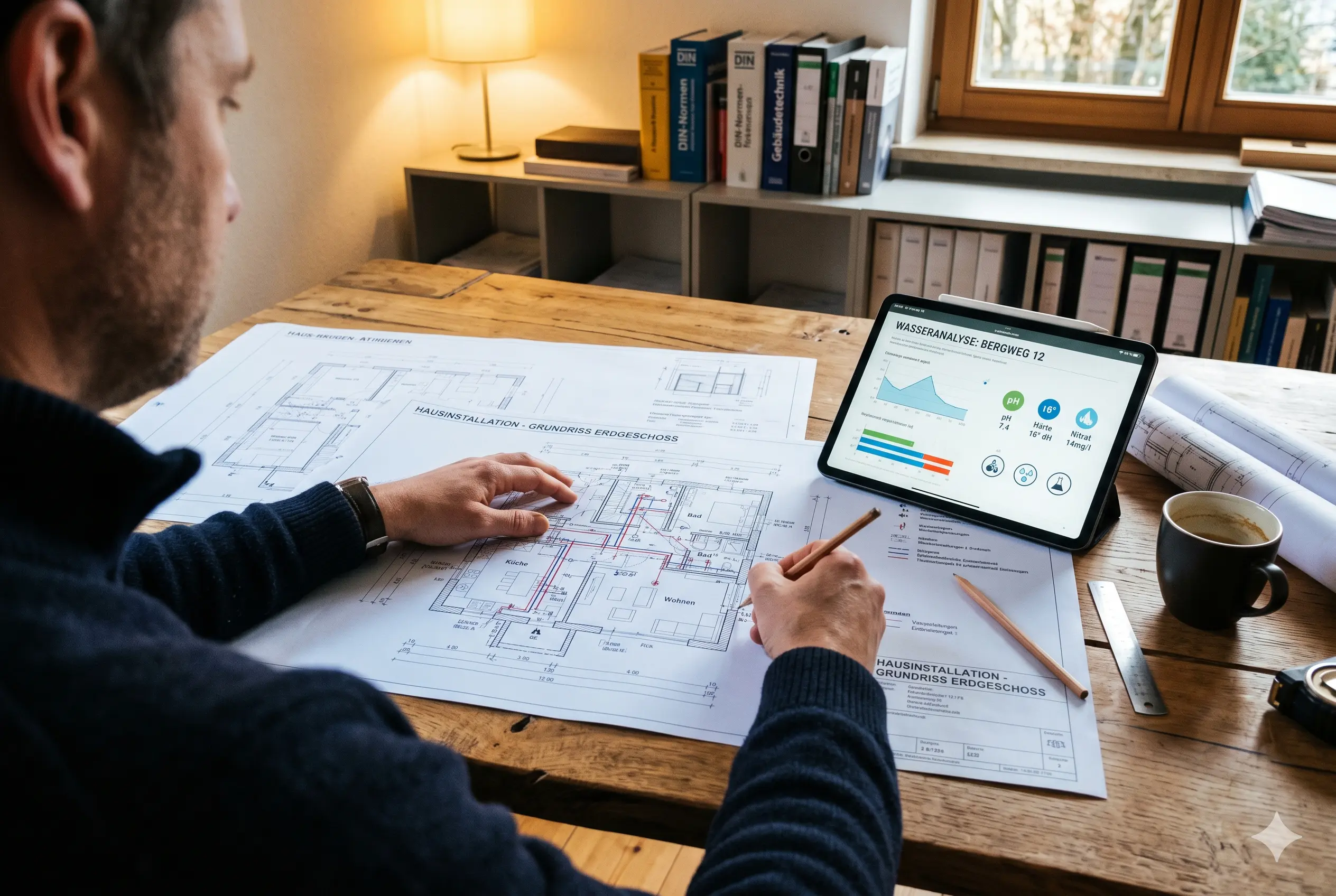 Ingenieurstechnische Planung einer Wasserenthärtungsanlage