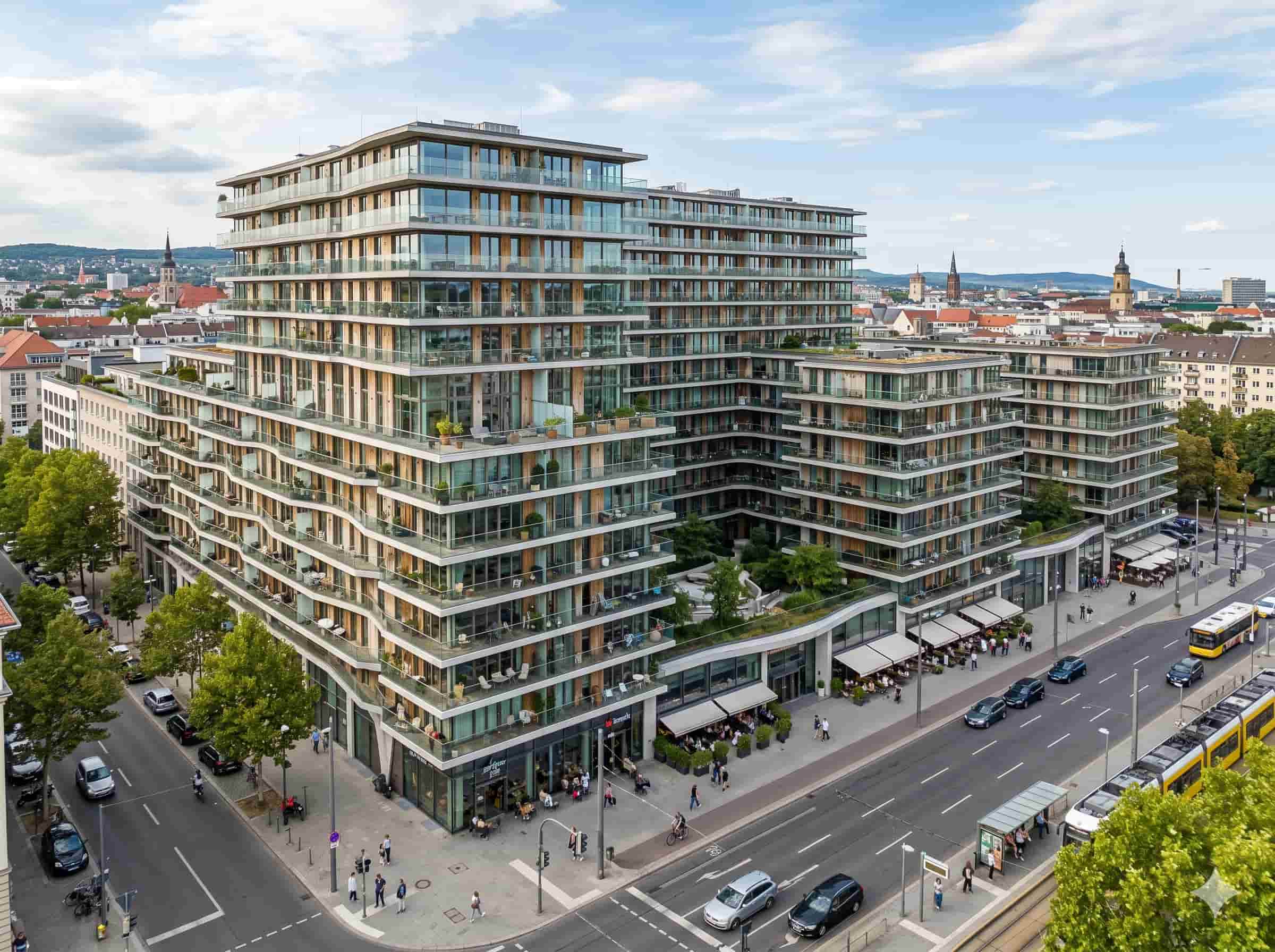 Großer Wohnkomplex