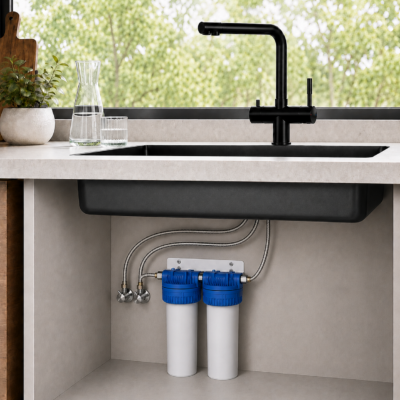 Untertischfilter mit Aktivkohle- & Kalkfilter für die Küche