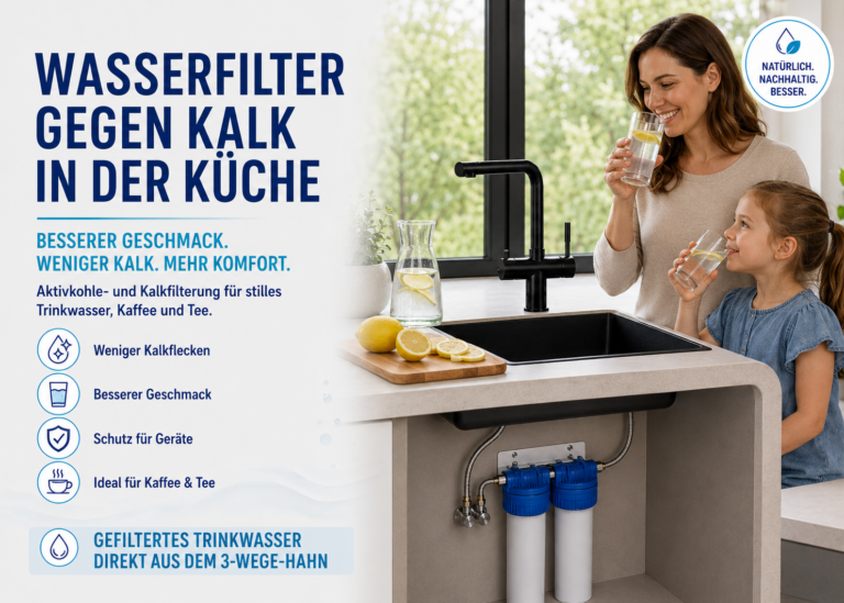 Wasserfilter gegen Kalk in der Küche