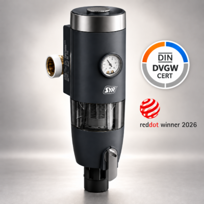 SYR DRUFI Lock DFR Hauswasserfilter – Rückspülfilter mit Druckminderer