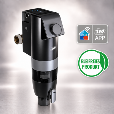 SYR TRIO Lock Connect - Rückspülfilter mit Druckminderer und Leckageschutz